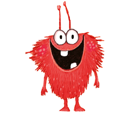 Happy Monster Sticker by Carlsen Kinderbuch