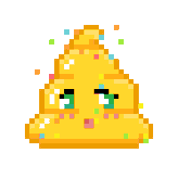 Art Shitting Sticker by Poopies.io