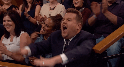 excited james corden GIF by The Late Late Show with James Corden