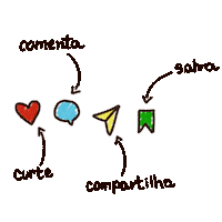 Fer_Illustra salva comenta curte compartilha Sticker