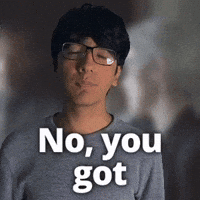 No, you got a point there.