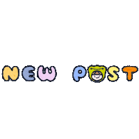 HappyYu new post post adorable colourful Sticker