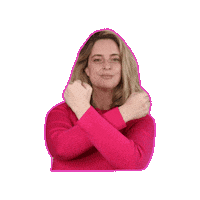 Ethony no pink woman sassy Sticker