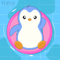 Beach Relaxing GIF by Pudgy Penguins