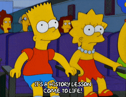excited bart simpson GIF