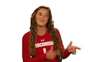 College Sports Sport Sticker by Wisconsin Badgers