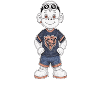 Chicago Bears Sticker by Zhot