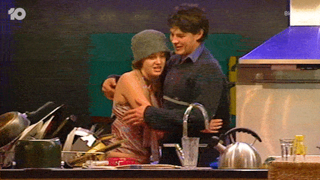 Marty Hug GIF by Big Brother Australia