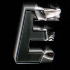 Glitch Alphabet GIF