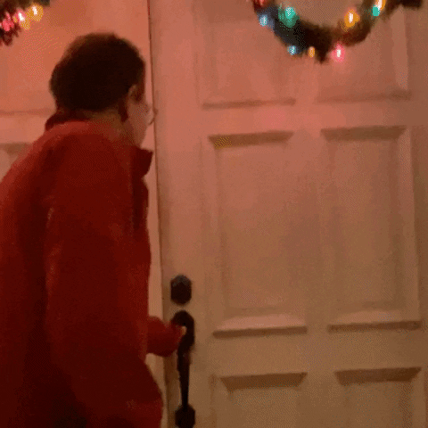 Merry Christmas Here Comes Santa Clause GIF by Tricia  Grace