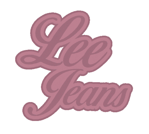 Blink Blink Pink Logo Sticker by Lee Jeans Asia