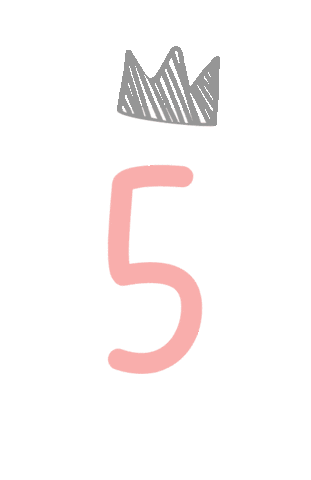 soymonalisa giphyupload number 5 five Sticker