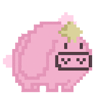 Pink Die Sticker