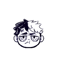 carzacomic dark rawr demon DEN Sticker