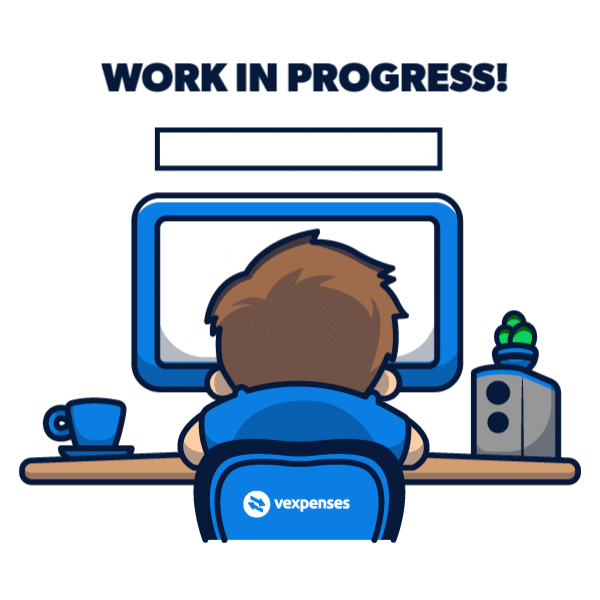 vexpenses giphyupload chega de planilhas Sticker