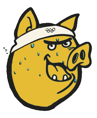 Olympics Sweat Sticker by Grymt