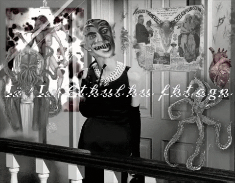 ObscurelyLit giphygifmaker horror weird creepy GIF