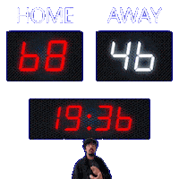 46 Away Sticker