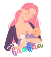 haakaanz breastfeeding pumping breastfeed breastmilk Sticker