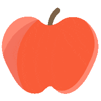 Fall Apple Sticker