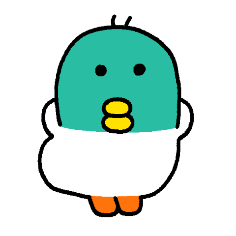 pikuiku giphyupload 댄스 오리 mallard Sticker