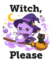 Halloween Please Sticker by Naru Naru