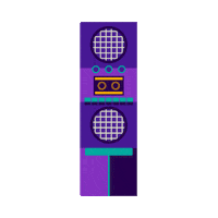 R Sticker by babylon