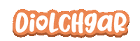 Diolch Sticker