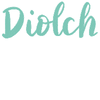Draenog thank you thanks wales cymraeg Sticker
