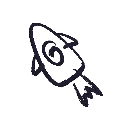 littlemoonshowcase space spaceship ur holdmuhely Sticker