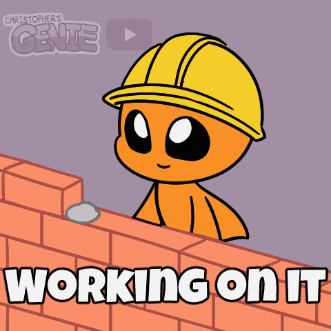 Laying Working On It GIF by Christophers Genie