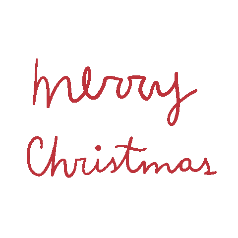 Merry Christmas Art Sticker
