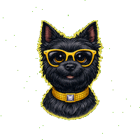 Happy Puppy Sticker by Terry Toto