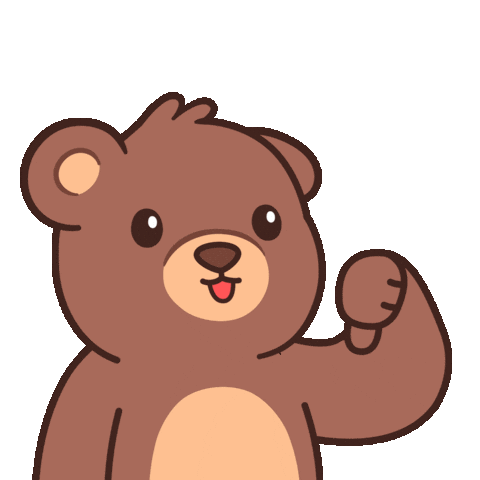 No Way Thumbs Down Sticker by BEARISH