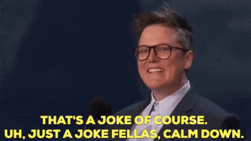Hannah Gadsby Joke GIF by Emmys