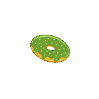 Donut Matcha Sticker