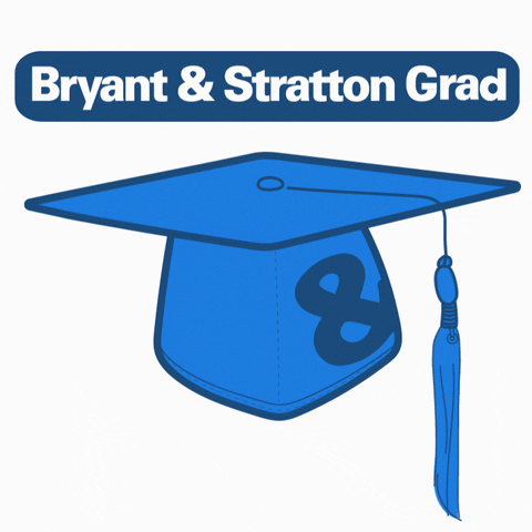 BryantStratton giphyupload graduation bryantstratton bryant stratton GIF