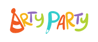 Arty Party Sticker by Dezign Surge