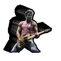 Bruce Springsteen Sticker by Cam Smith