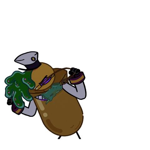 Cheering Vegetable Sticker by Treehouse Direct