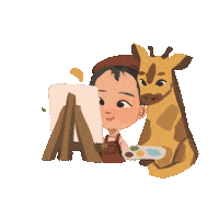 Art Learn Sticker by Rafhi Dominic