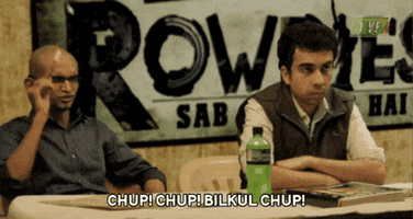 Rowdies Bilkul Chup GIF by The Viral Fever