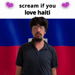 (silent) scream if you love haiti