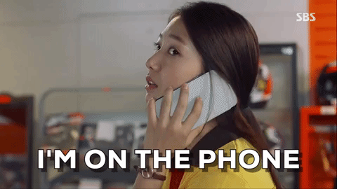Be Quiet Phone Call GIF