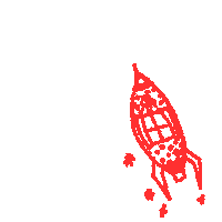 Rocket Sticker