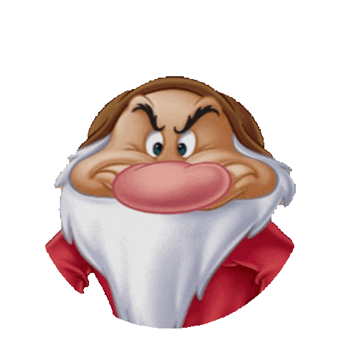 grumpy STICKER by imoji