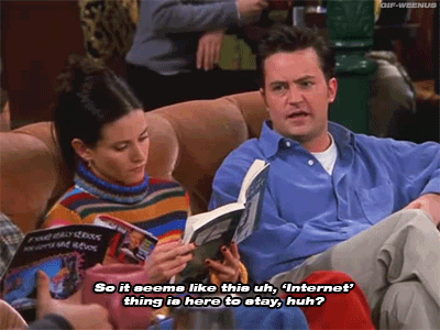 chandler bing television GIF