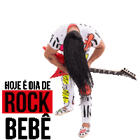 Hoje É Dia De Rock Bebe Sticker by Violudico