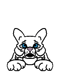 Puppy Bulldog Sticker