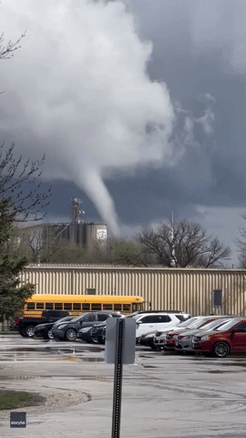 Tornado Spotted Swirling Near Iowa Town